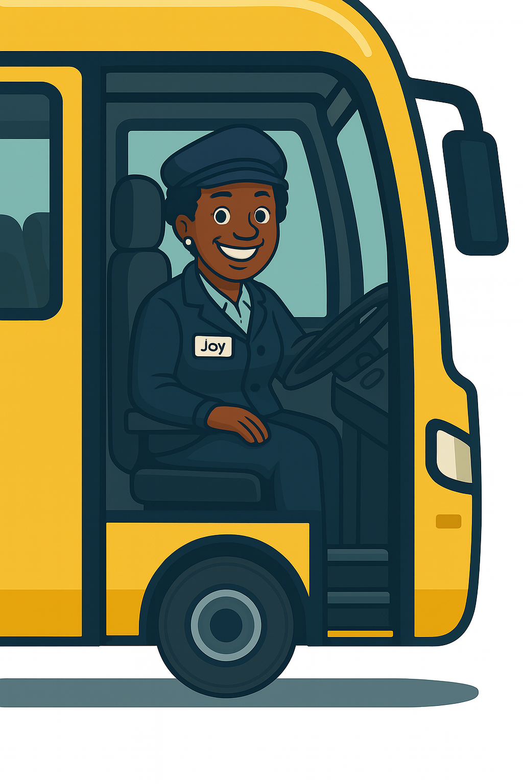 Joy, the bus driver